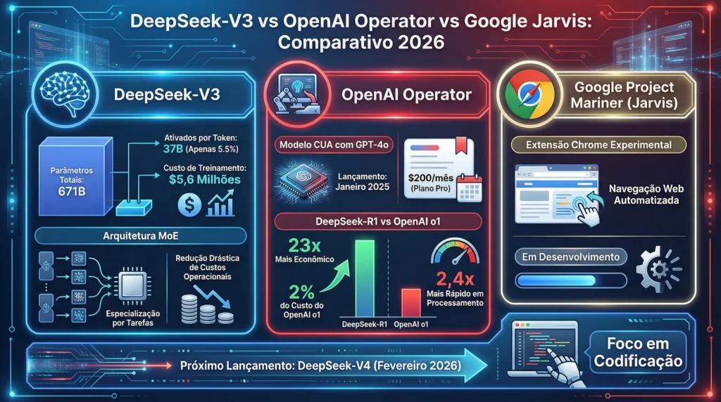 DeepSeek-V3 vs OpenAI Operator China Desafia Gigantes da IA