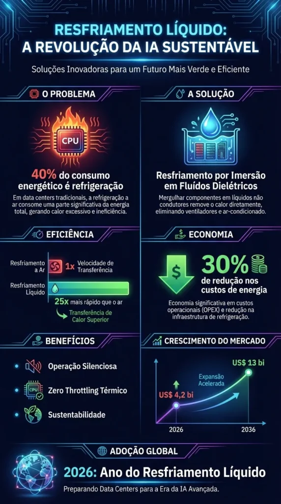 Resfriamento Líquido A Solução Urgente Para IA Sustentável
