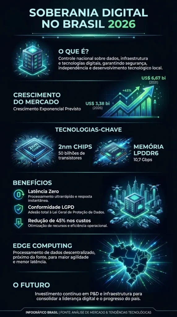 Soberania Digital Brasil 2026 A Revolução dos Dados Locais